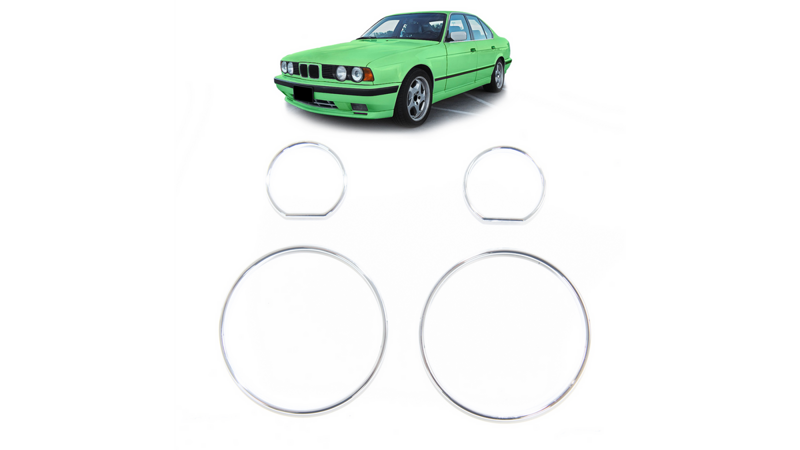 Chrómové ozdoby palubnej dosky BMW 5 E34 1989-1995 Chrómové ozdoby palubnej dosky BMW 5 E34 1989-1995