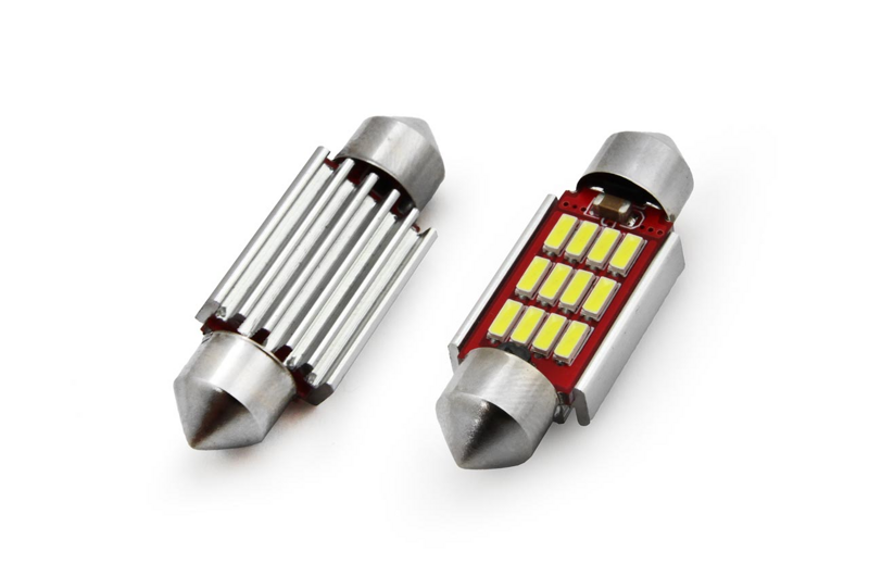 AMIO LED žiarovky CANBUS 12SMD 4014 Festoon 36mm White 12V-24V AMIO LED žiarovky CANBUS 12SMD 4014 Festoon 36mm White 12V-24V
