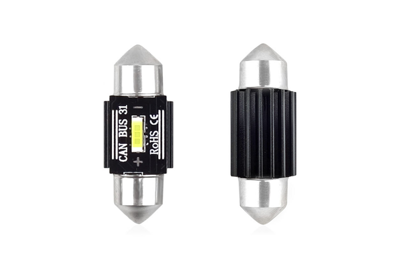 AMIO LED ZIAROVKA 31mm CANBUS 1 SMD UltraBright 1860 Festoon White 12V/24V AMIO LED ZIAROVKA 31mm CANBUS 1 SMD UltraBright 1860 Festoon White 12V/24V