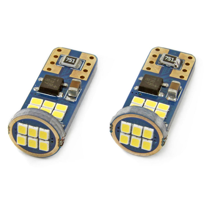 LED CANBUS 18SMD UltraBright 2016 T10e (W5W) White 12V / 24V LED CANBUS 18SMD UltraBright 2016 T10e (W5W) White 12V / 24V