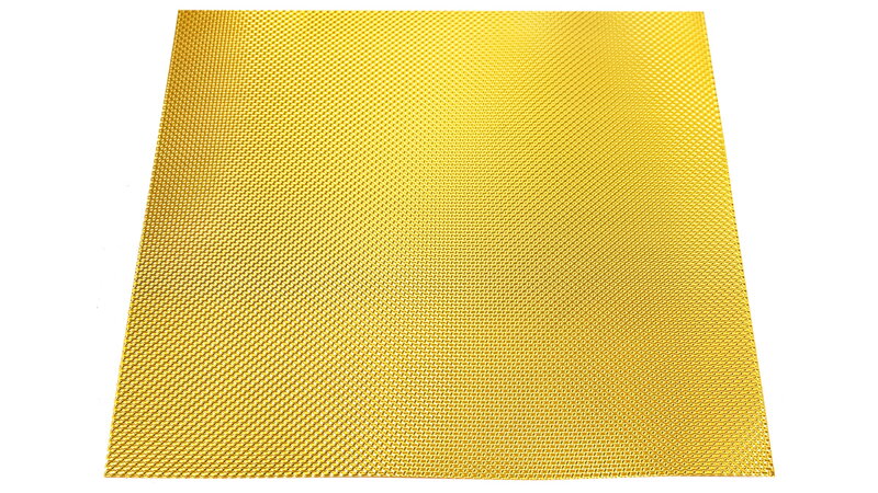 Turboworks Tepelný štít embosovaný hliník Gold 0,5 mm 60 cm x 60 cm Turboworks Tepelný štít embosovaný hliník Gold 0,5 mm 60 cm x 60 cm