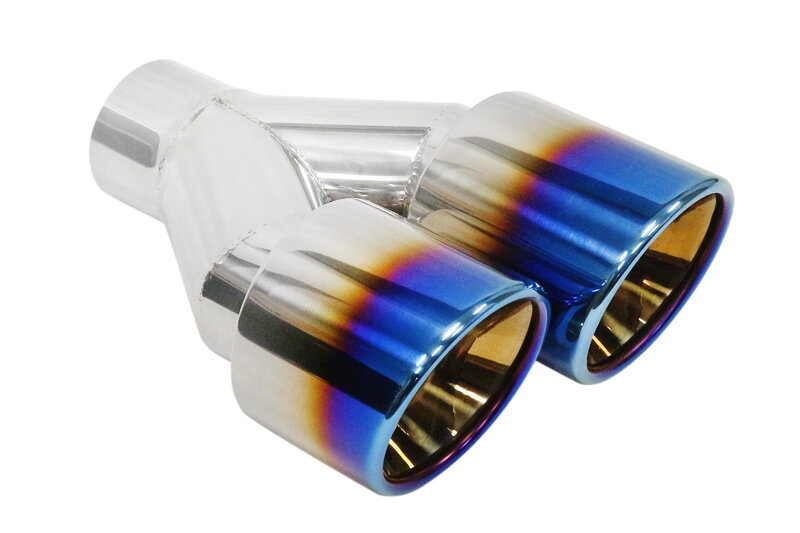 Dvojitý výfukový hrot 2x89mm enter 60mm Leštený Burn Ľavý Dvojitý výfukový hrot 2x89mm enter 60mm Leštený Burn Ľavý