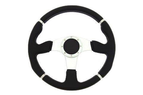 Steering wheel Pro 350mm offset: 0mm Leather Black Steering wheel Pro 350mm offset: 0mm Leather Black