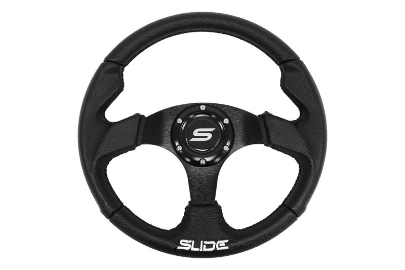 Steering wheel SLIDE 320mm offset: 20mm Leather Black Steering wheel SLIDE 320mm offset: 20mm Leather Black