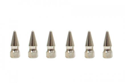 Universal spike screws 6mm JDM Silver