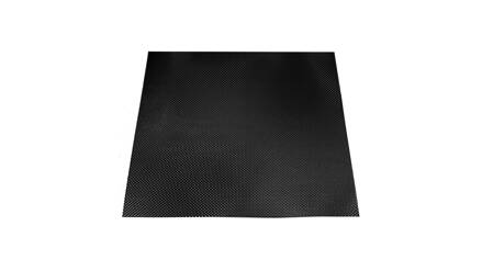 Turboworks Tepelný štít embosovaný hliník Black 0,5 mm 30 cm x 30 cm