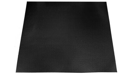 Turboworks Tepelný štít embosovaný hliník Black 0,5 mm 60 cm x 60 cm