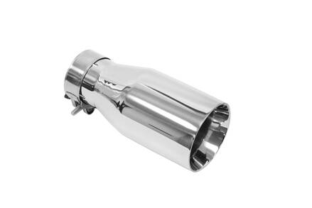 Koncovka výfuku 76 mm, vstupná 51 mm Leštená