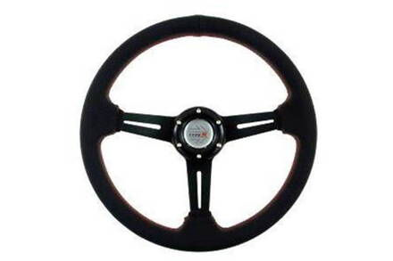 Steering wheel Pro 350mm offset:40mm Leather Black