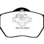 Brzdové platničky Audi, Skoda, VW - predné Brzdové platničky Audi, Skoda, VW - predné