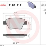 Brzdové platničky Seat, Audi, Škoda, VW - zadné Brzdové platničky Seat, Audi, Škoda, VW - zadné