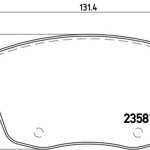 Brzdové platničky Seat, Škoda - zadné Brzdové platničky Seat, Škoda - zadné