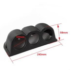 Gauges adapter console 3x52mm Gauges adapter console 3x52mm