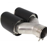 Dvojitá koncovka výfuku 2x114 mm, vstupná 63 mm - carbon Dvojitá koncovka výfuku 2x114 mm, vstupná 63 mm - carbon