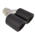 Dvojitá koncovka výfuku 2x89 mm, vstupná 63 mm uhlíková Dvojitá koncovka výfuku 2x89 mm, vstupná 63 mm uhlíková