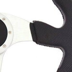 Steering wheel Pro 350mm offset: 0mm Leather Black Steering wheel Pro 350mm offset: 0mm Leather Black