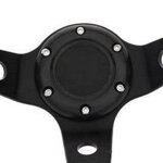 Steering wheel Pro 350mm offset:80mm Leather Black Steering wheel Pro 350mm offset:80mm Leather Black