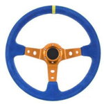 Steering wheel Pro 350mm offset:80mm Suede Black Steering wheel Pro 350mm offset:80mm Suede Black
