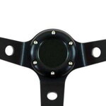 Steering wheel Pro 350mm offset:80mm Suede Black Steering wheel Pro 350mm offset:80mm Suede Black