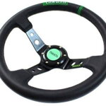 Steering wheel Pro 350mm offset:80mm Takata Leather Steering wheel Pro 350mm offset:80mm Takata Leather