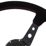 Steering wheel Pro 350mm offset:80mm Yellow Suede Steering wheel Pro 350mm offset:80mm Yellow Suede