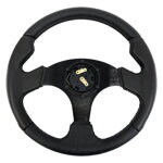 Steering wheel SLIDE 320mm offset: 20mm Leather Black Steering wheel SLIDE 320mm offset: 20mm Leather Black