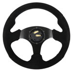 Steering wheel SLIDE 320mm offset:20mm Suede Black Steering wheel SLIDE 320mm offset:20mm Suede Black
