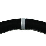 Steering wheel SLIDE 350mm offset:90mm Suede Silver Strip Steering wheel SLIDE 350mm offset:90mm Suede Silver Strip
