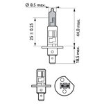 Žiarovka HAL.H1 12V W5W WHITEVISION Žiarovka HAL.H1 12V W5W WHITEVISION