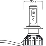 Žiarovka OSRAM H7 12V PX26d 16W legálna LED 6000k 2ks +330% Žiarovka OSRAM H7 12V PX26d 16W legálna LED 6000k 2ks +330%